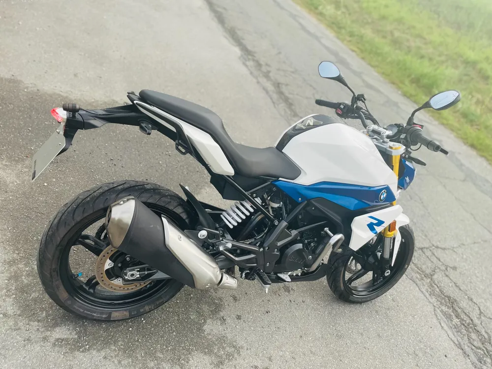 BMW G310R 2021, white / blue, фото 15