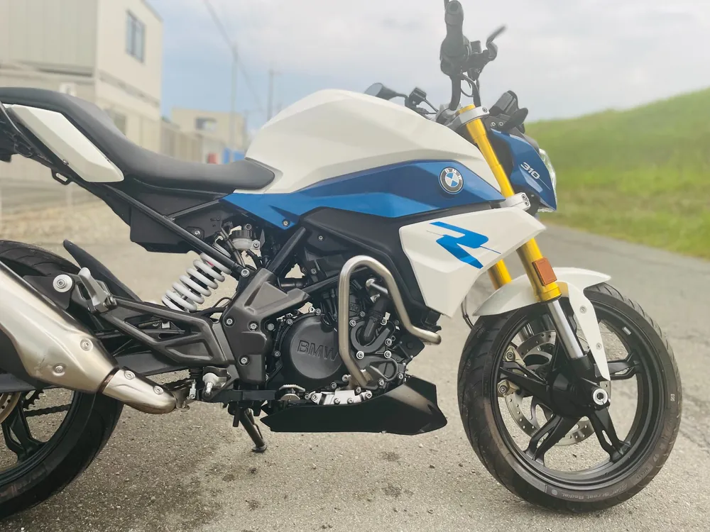BMW G310R 2021, white / blue, фото 16