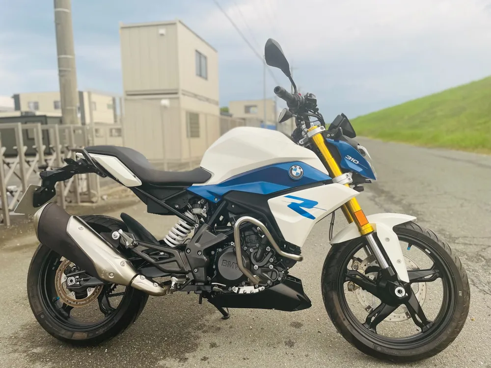 BMW G310R 2021, white / blue, фото 8