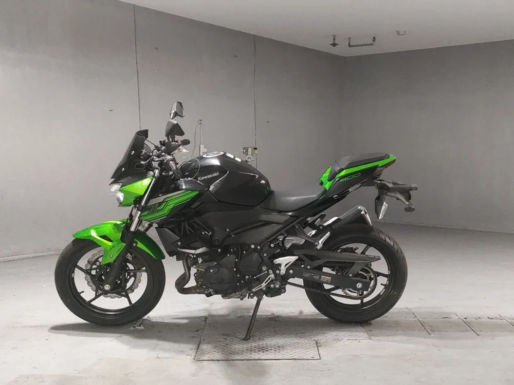 Kawasaki Ninja 400 2019, black / green, фото 2