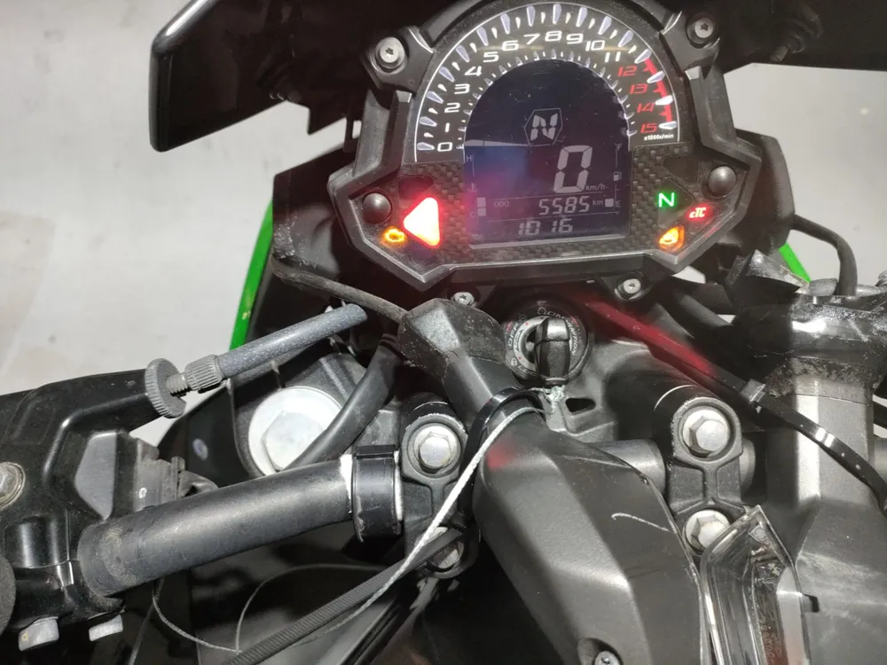Kawasaki Ninja 400 2019, black / green, фото 5