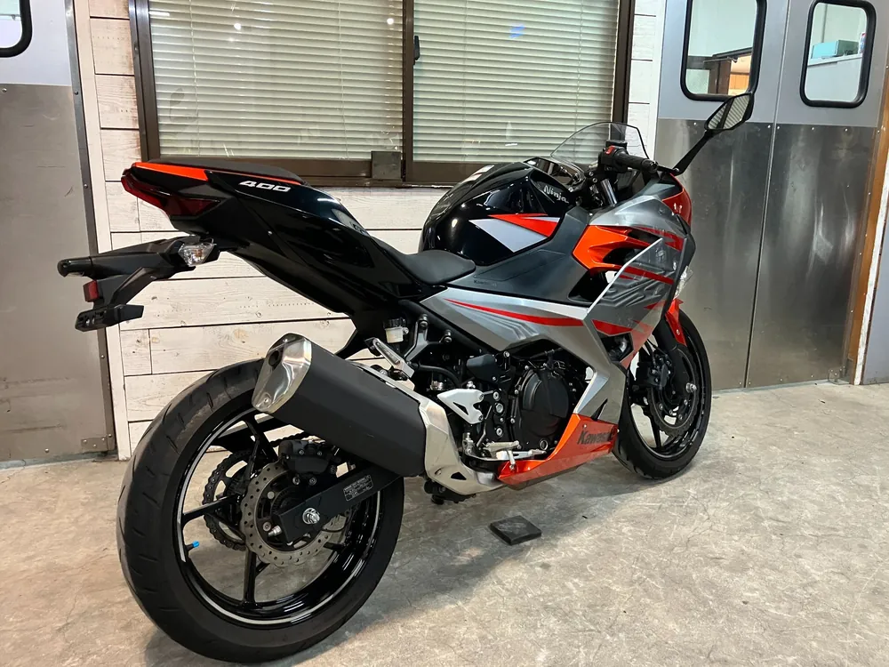 Kawasaki Ninja 400 2018, orange / black, фото 6