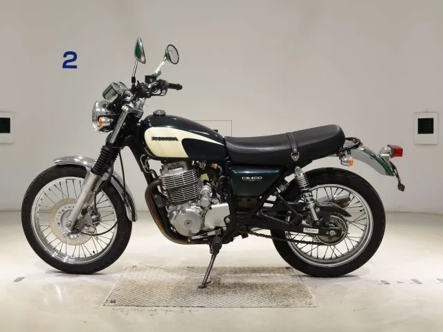 Honda CB400SS 2008, white | green, фото 2