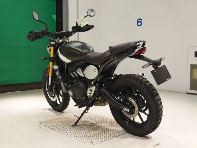 Triumph Scrambler 400 X 2024, зелёный, фото 6