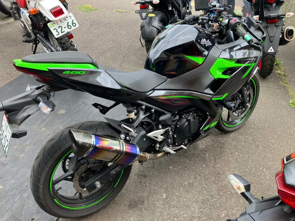 Kawasaki Ninja 400 2019, lime / black, фото 2