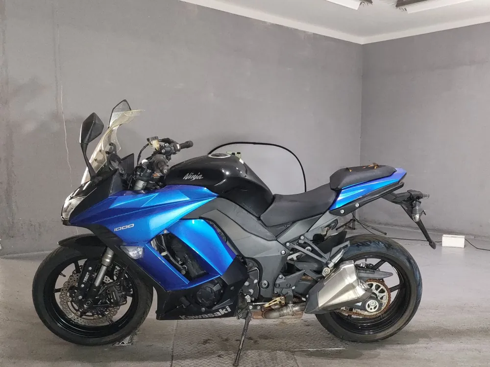 Kawasaki Ninja 1000 2016, black / blue, фото 2