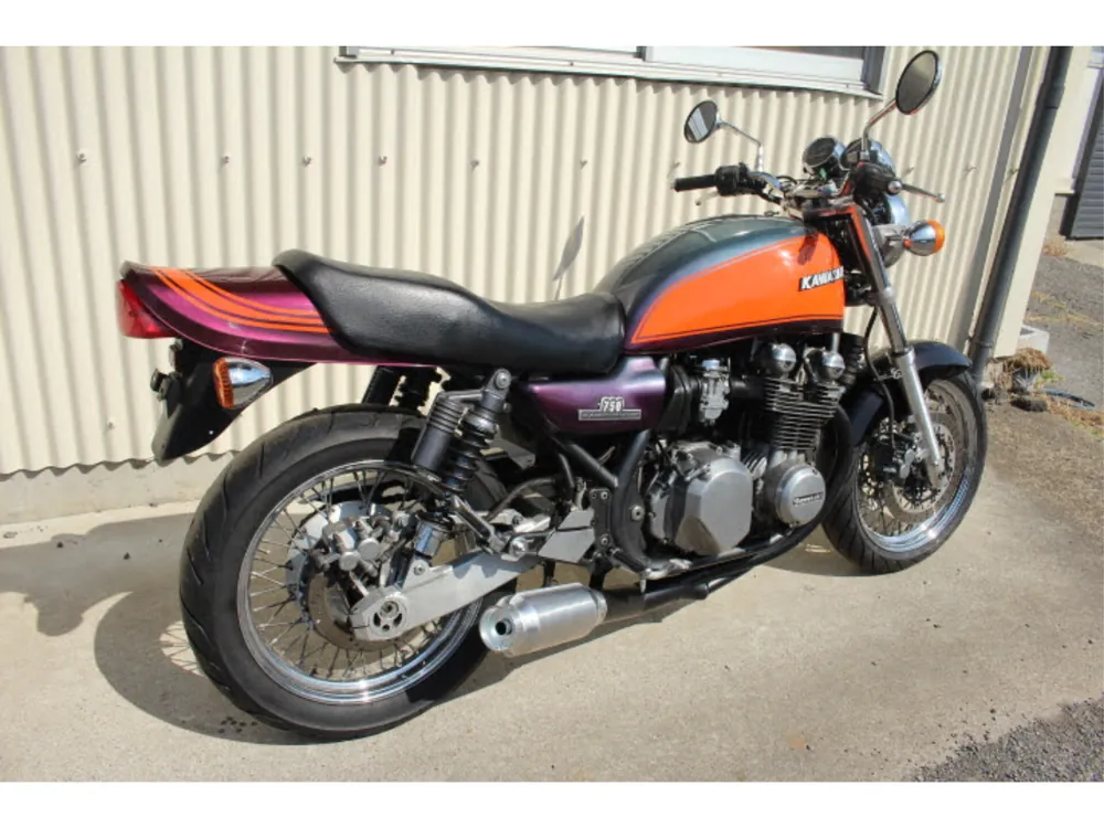 Kawasaki Zephyr750RS 2025, orange / purple, фото 9