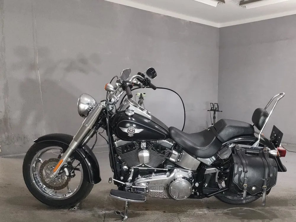 Harley-Davidson FLSTF1580 2011, чёрный, фото 2