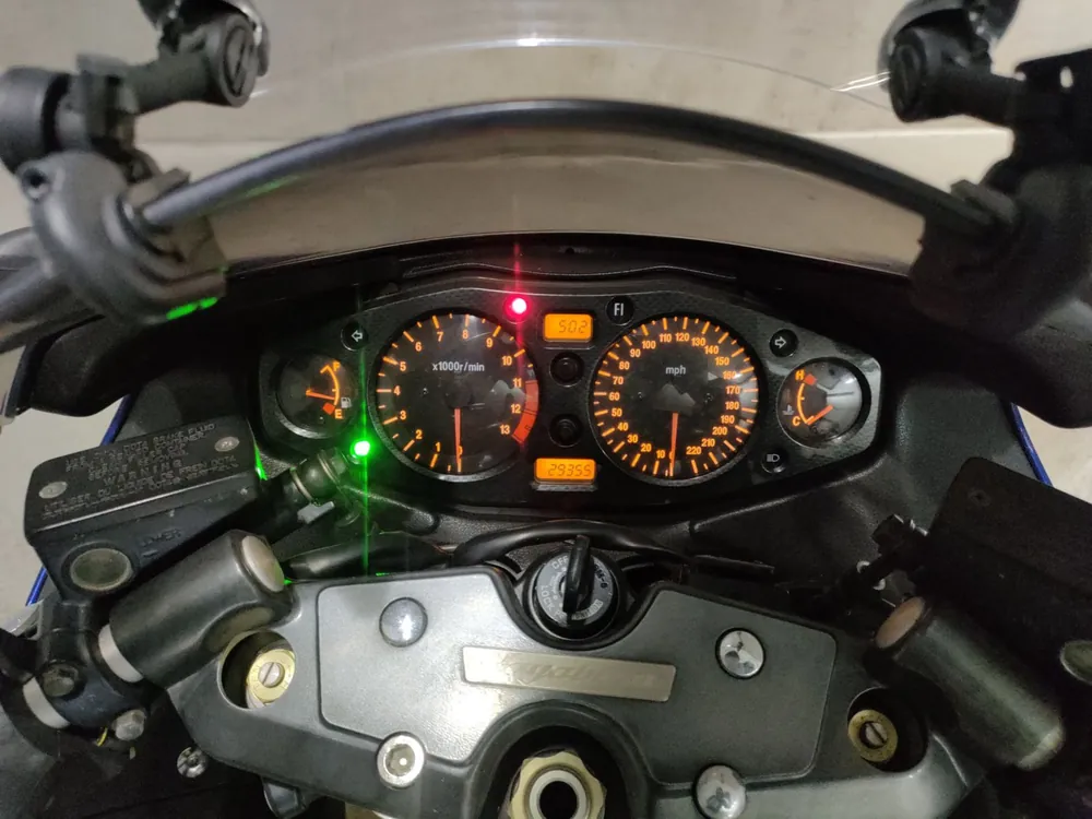 Suzuki GSX1300R Hayabusa 2002, silver / blue, фото 5