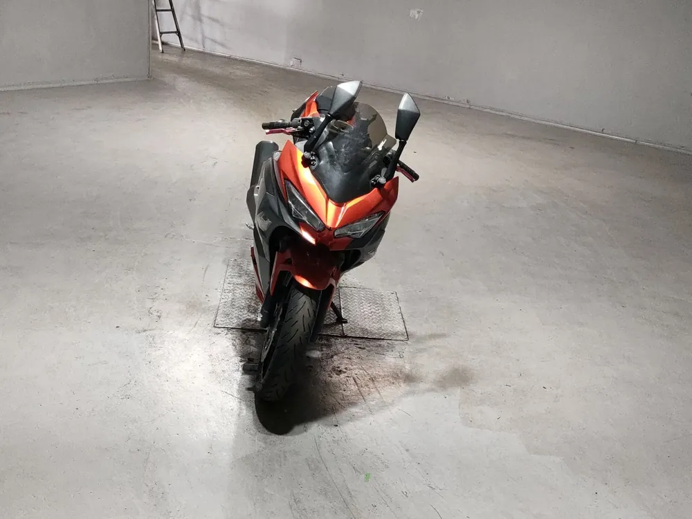Kawasaki Ninja 400 2018, чёрный, оранжевый, фото 3