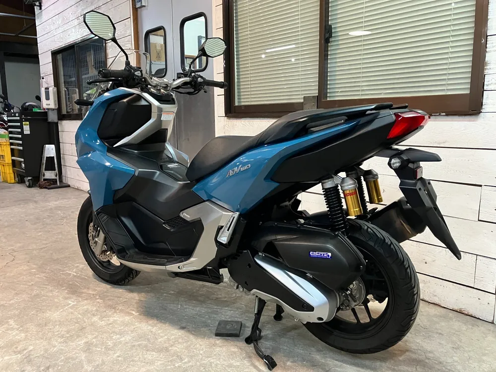 Honda ADV160, синий, фото 9