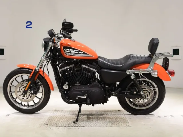 Harley-Davidson XL883R 2006, black | orange, фото 2