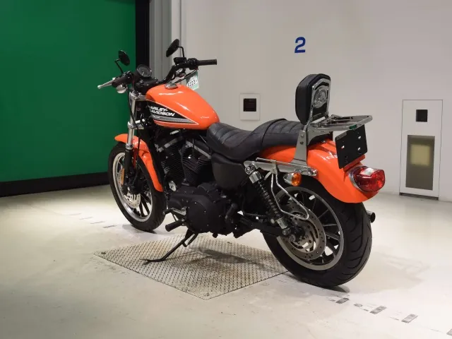 Harley-Davidson XL883R 2006, black | orange, фото 6