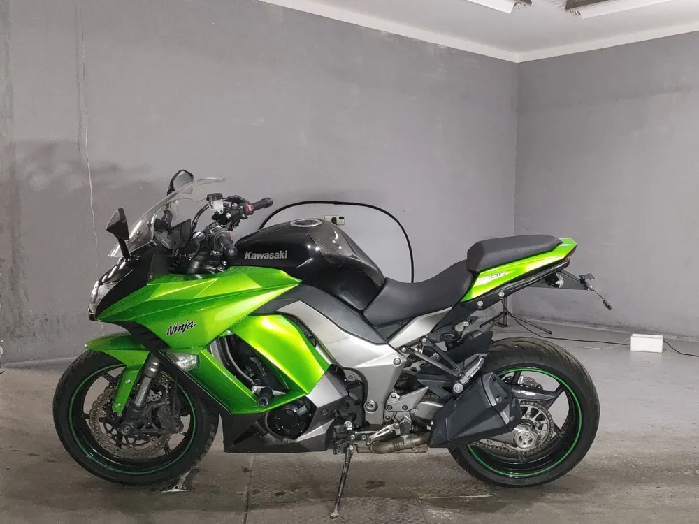 Kawasaki Ninja 1000 2015, чёрный, зелёный, фото 2