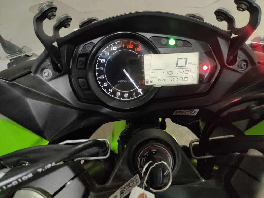 Kawasaki Ninja 1000 2015, чёрный, зелёный, фото 5