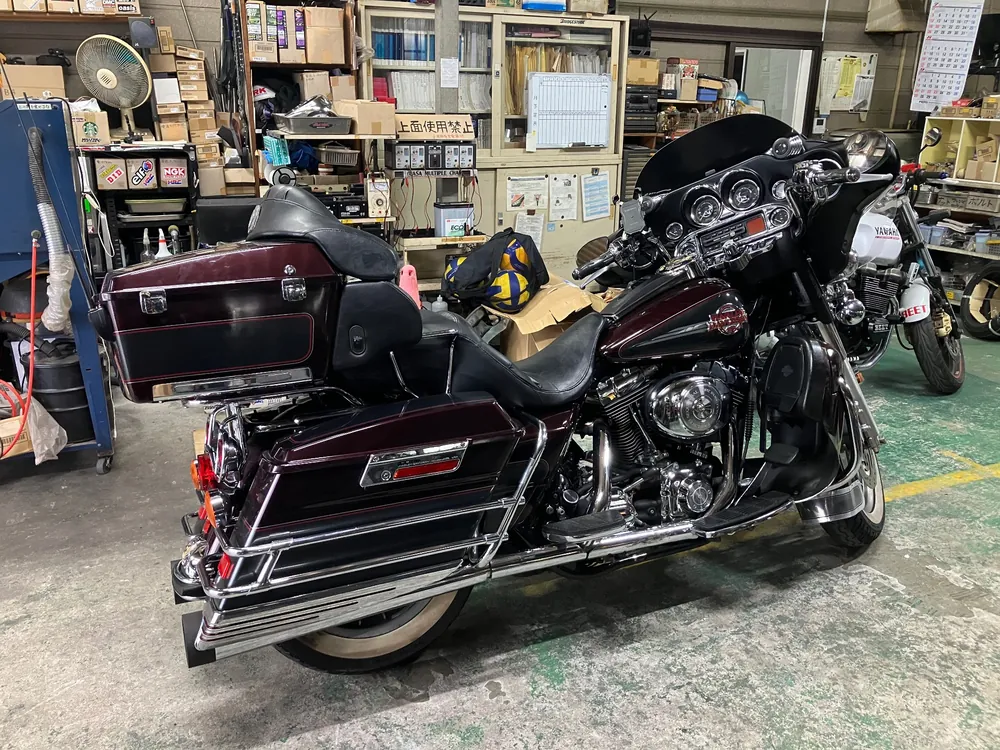 Harley-Davidson FLHTCU-I 2004, purple / gray, фото 2