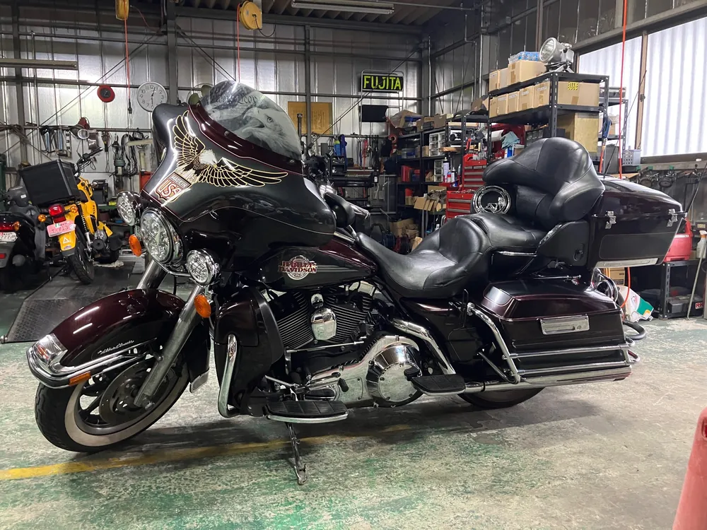 Harley-Davidson FLHTCU-I 2004, purple / gray, фото 3