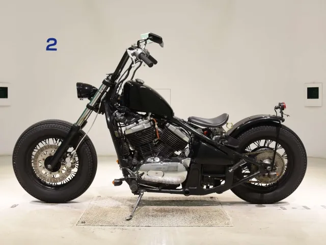 Kawasaki Vulcan 400 Classic 1996, чёрный, фото 2