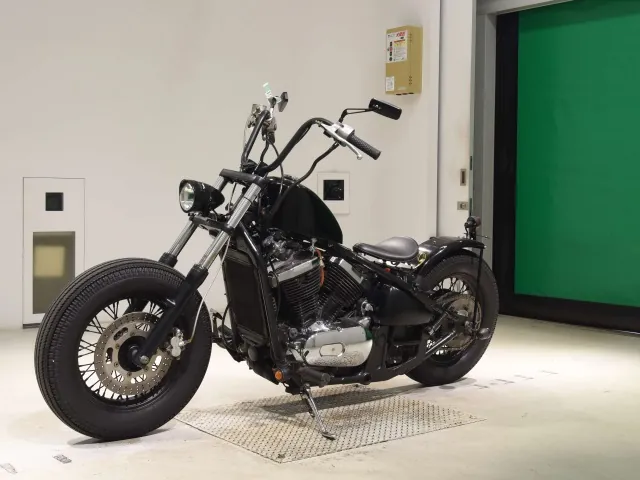 Kawasaki Vulcan 400 Classic 1996, чёрный, фото 4
