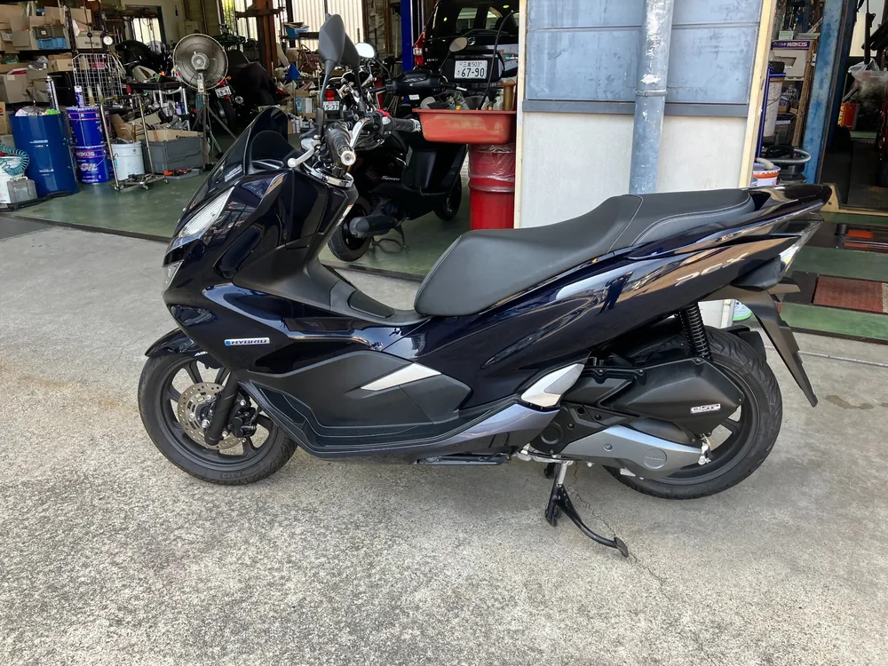 Honda PCX, navy blue, фото 3