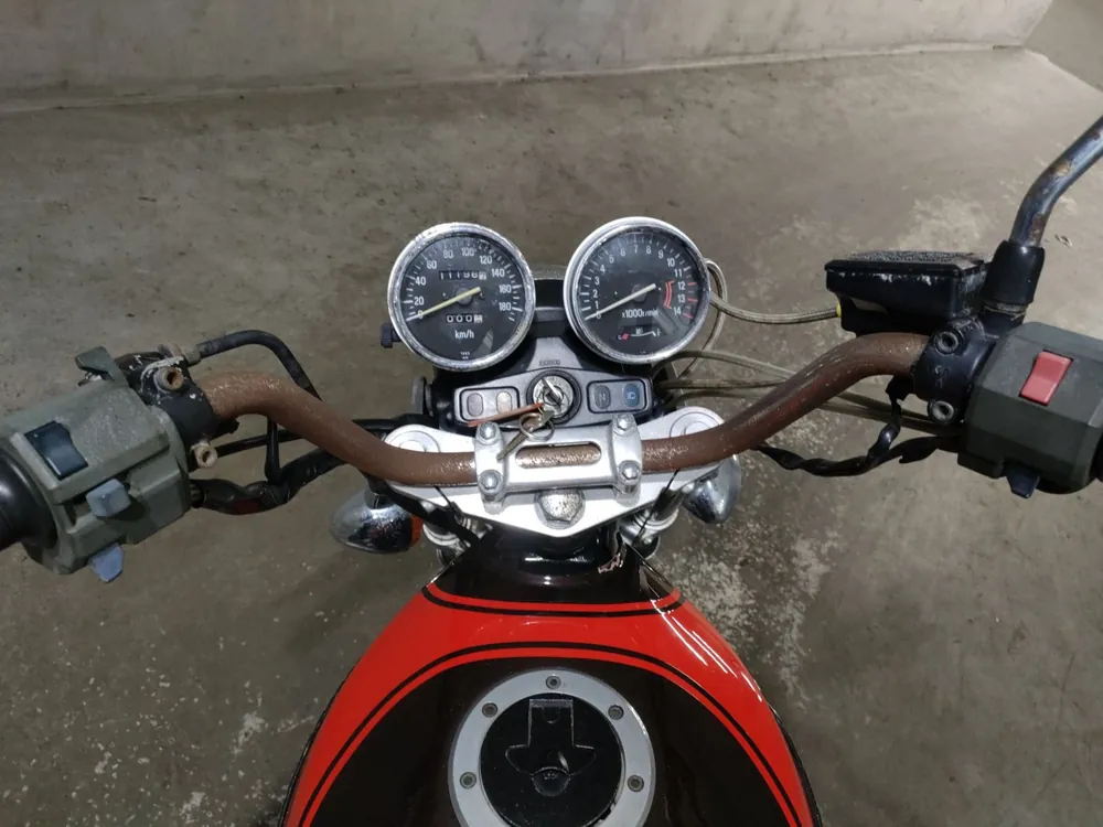 Kawasaki Zephyr 400 1991, orange / light brown, фото 5