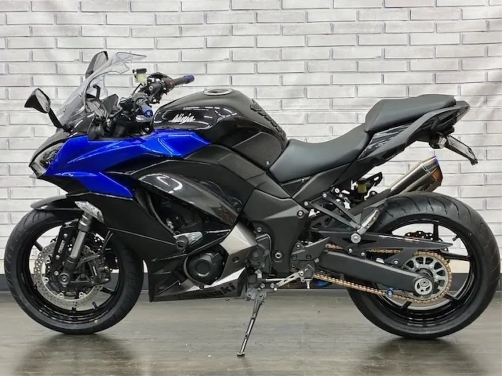 Kawasaki Ninja1000A 2017, чёрный, синий, фото 2