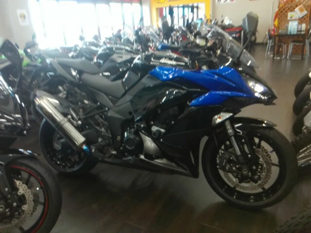 Kawasaki Ninja1000A 2017, чёрный, синий, фото 9
