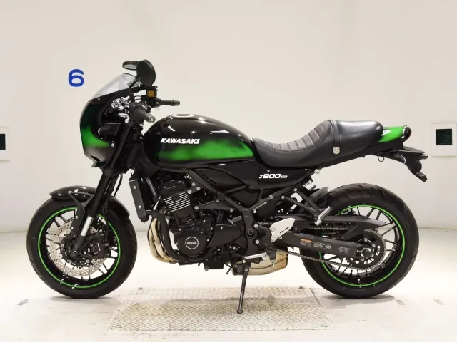 Kawasaki Z900RS 2024, black | green, фото 2