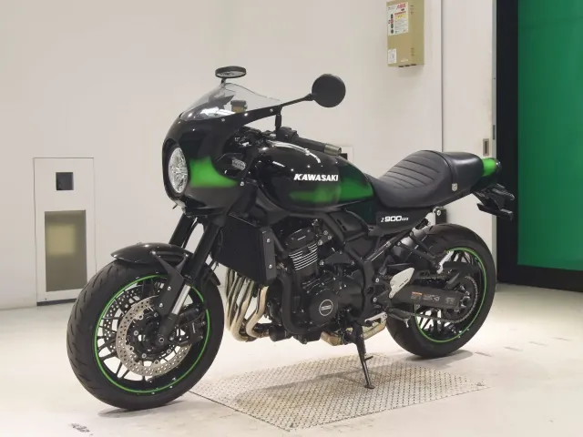 Kawasaki Z900RS 2024, black | green, фото 4