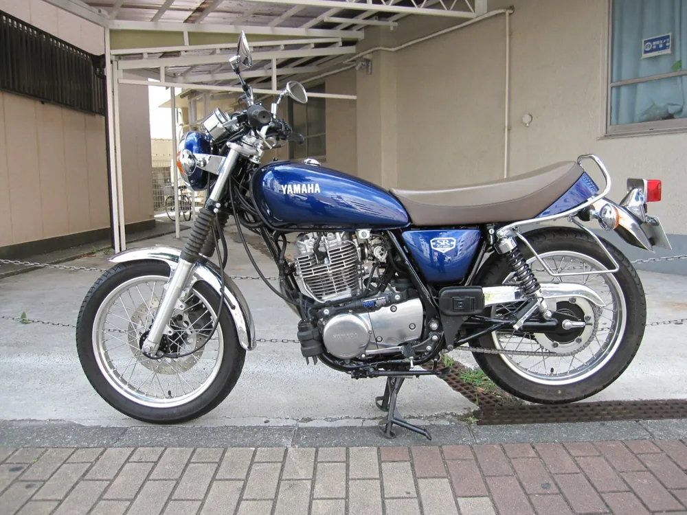 Yamaha SR400 Final Edition Limited 2021, синий, фото 2