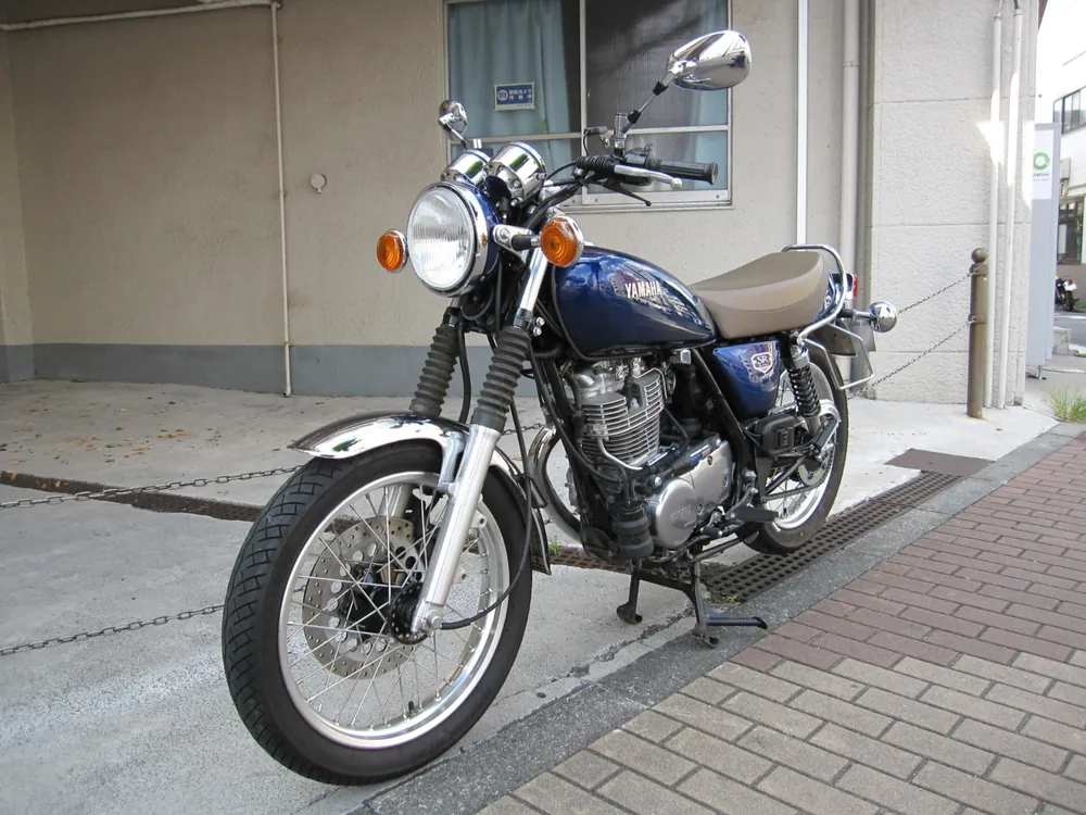 Yamaha SR400 Final Edition Limited 2021, синий, фото 5