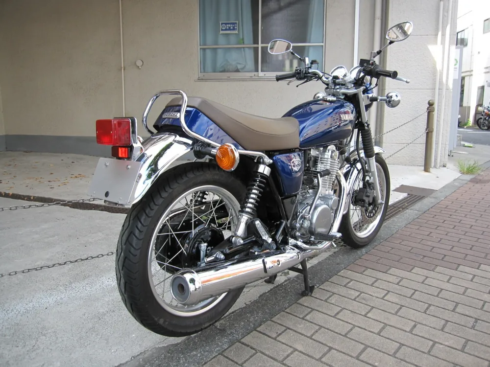 Yamaha SR400 Final Edition Limited 2021, синий, фото 6