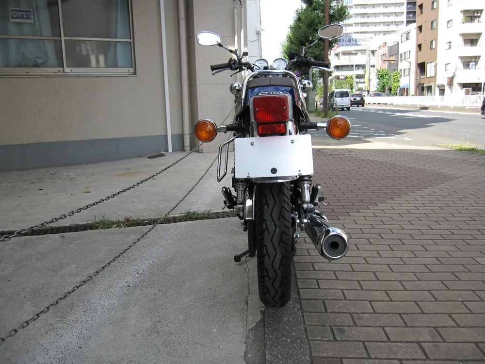 Yamaha SR400 Final Edition Limited 2021, синий, фото 7