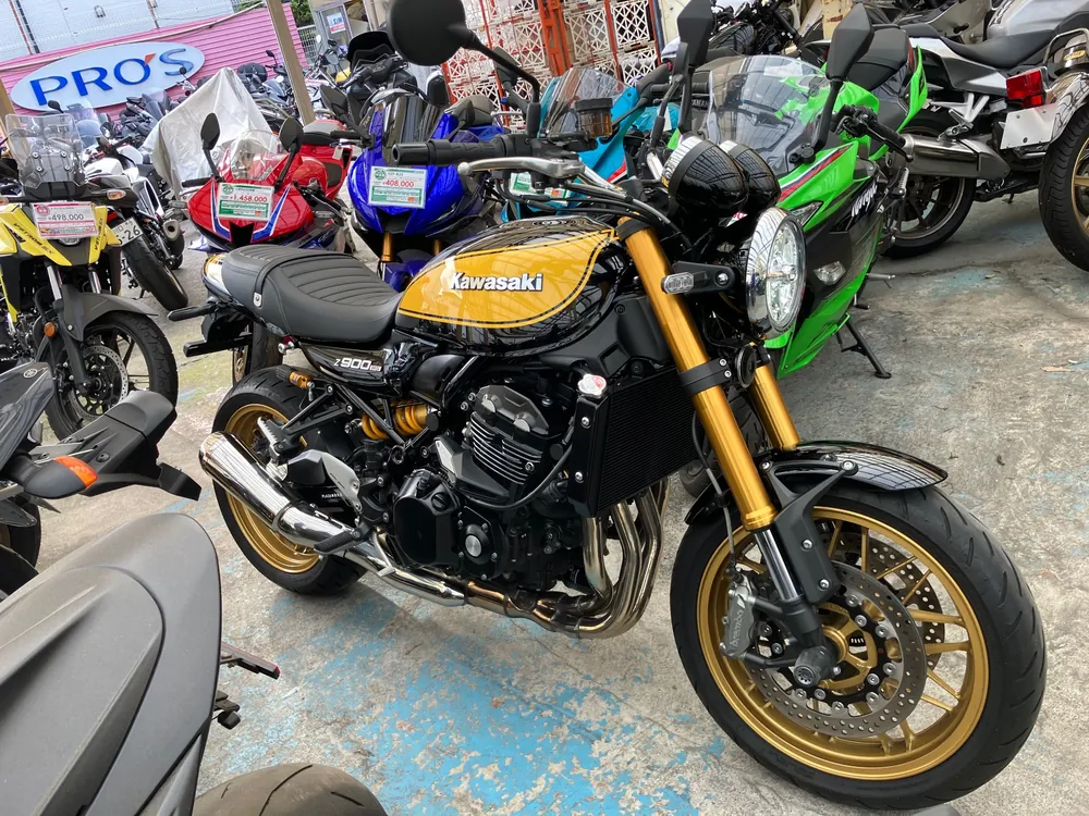 Kawasaki Z900RS 2023, black / yellow, фото 4