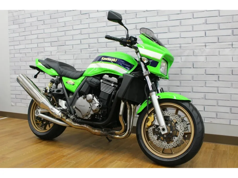 Kawasaki ZRX1200DAEG 2012, белый, lime, синий, фото 5