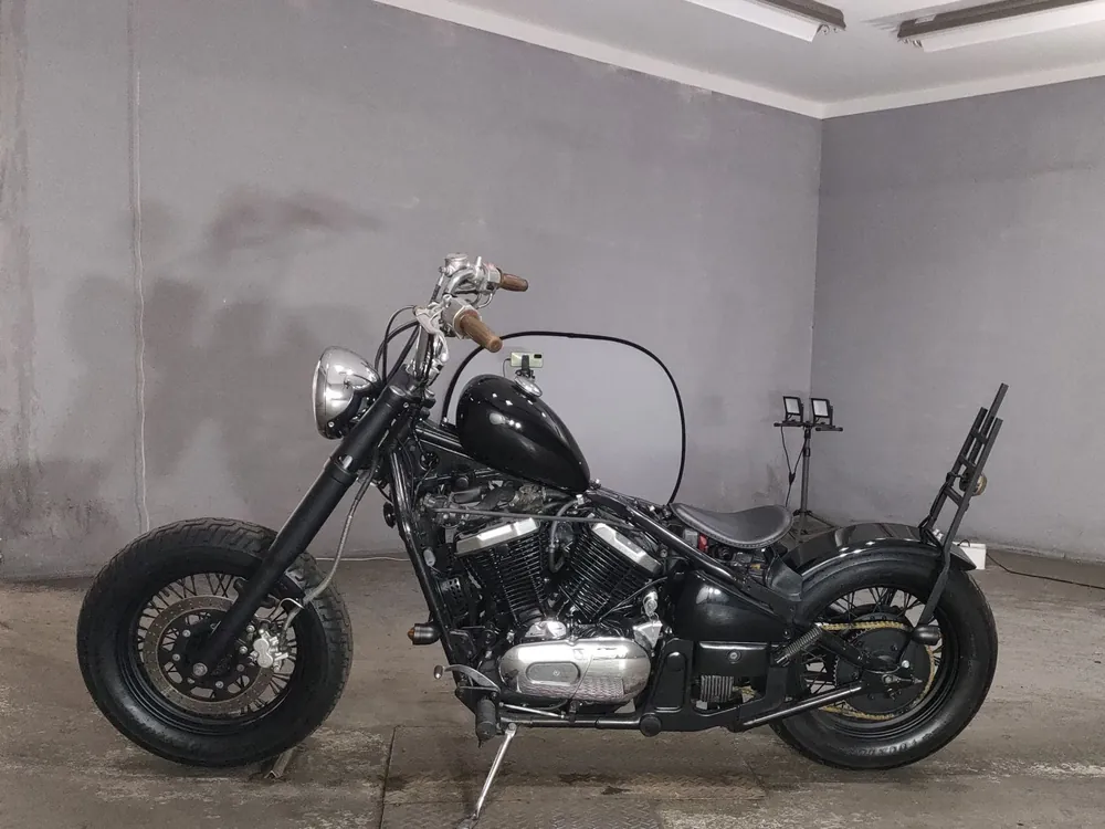 Kawasaki Vulcan 400 Classic 1998, чёрный, фото 2