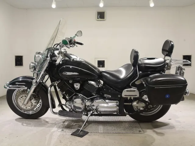 Yamaha Dragstar 1100 2007, чёрный, фото 2