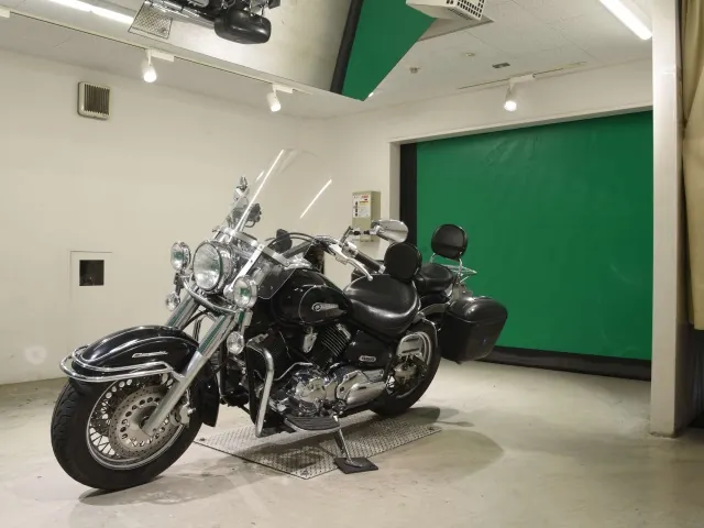 Yamaha Dragstar 1100 2007, чёрный, фото 4