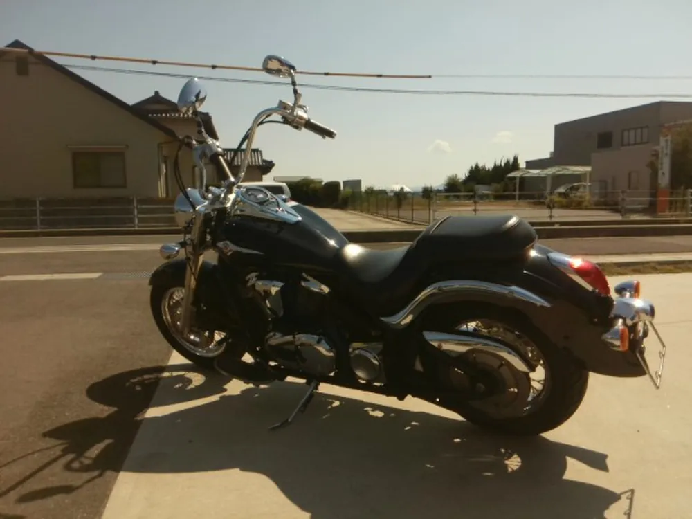 Kawasaki Vulcan 900 2007, чёрный, фото 2