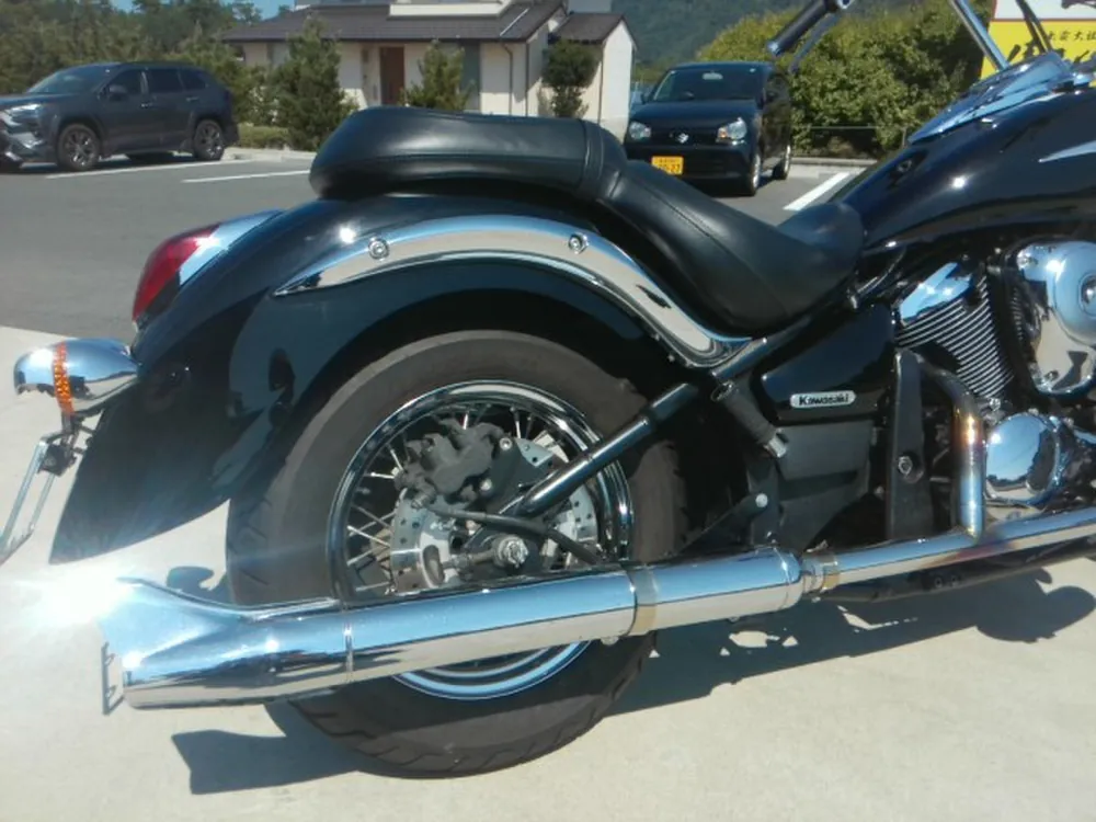 Kawasaki Vulcan 900 2007, чёрный, фото 5