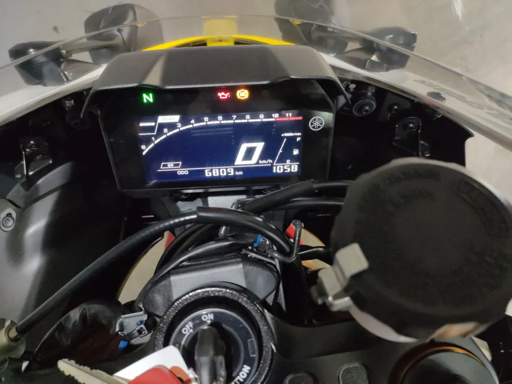 Yamaha YZF-R7, белый, красный, фото 3