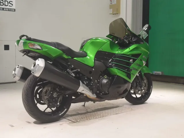 Kawasaki Zx-14R 2012, black | green, фото 5