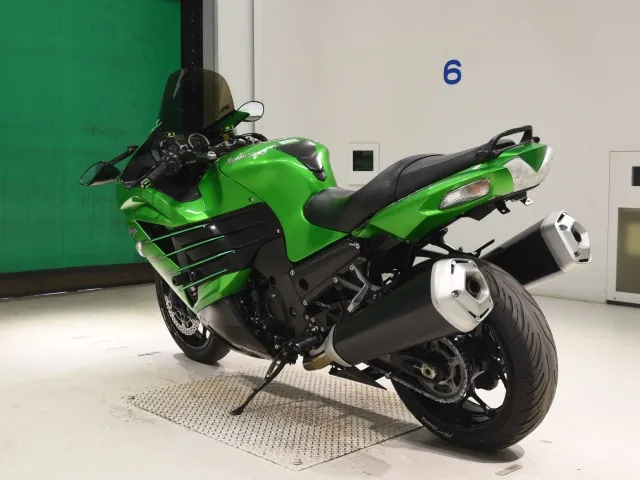 Kawasaki Zx-14R 2012, black | green, фото 6