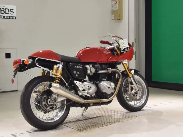 Triumph Thruxton 1200R 2019, red | black, фото 5