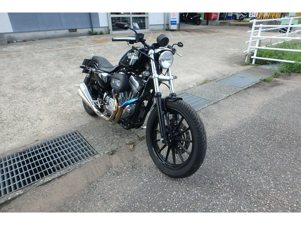 Harley-Davidson XLH883 2004, чёрный, фото 3