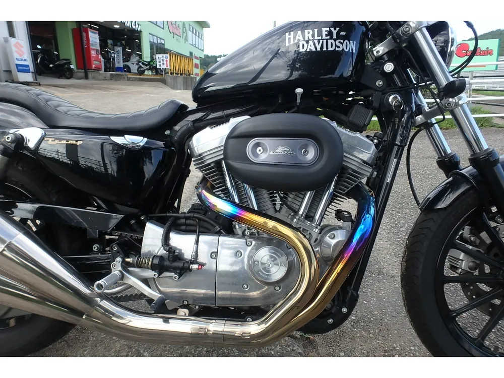 Harley-Davidson XLH883 2004, чёрный, фото 5
