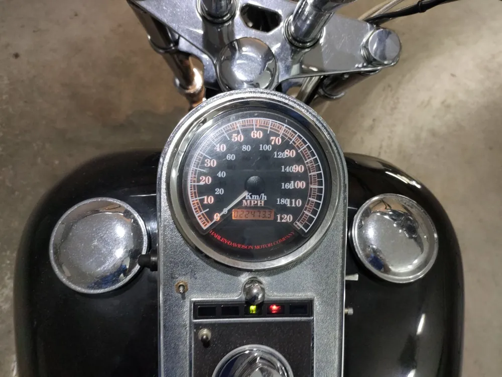 Harley-Davidson FXSTC 2009, чёрный, фото 5