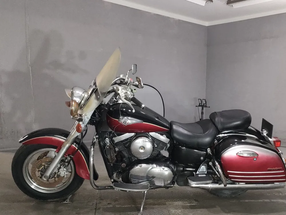 Kawasaki Vulcan 1500 Classic 2002, чёрный, красный, фото 2