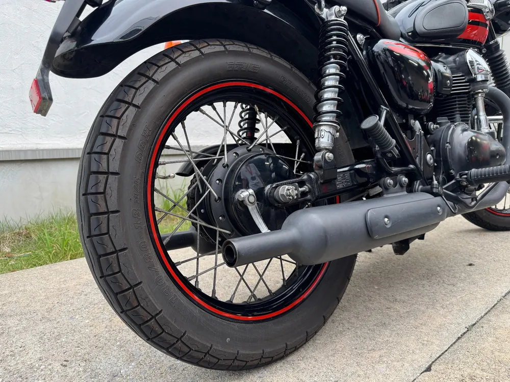 Kawasaki W800 2013, чёрный, фото 10