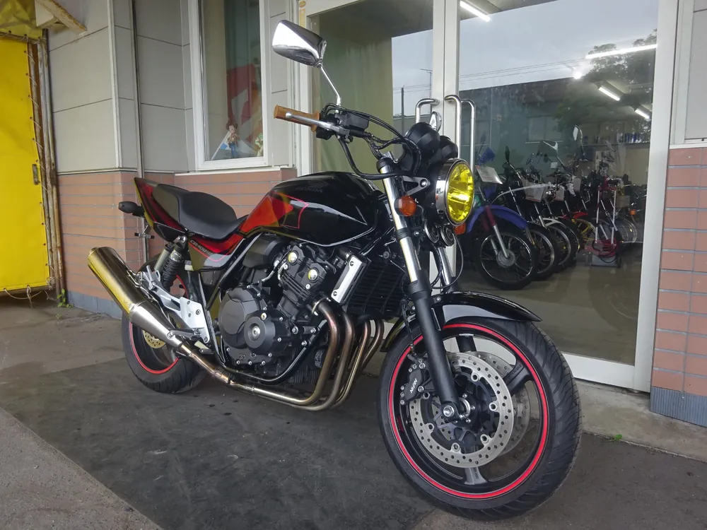 Honda CB400SB 2010, чёрный, красный, фото 4